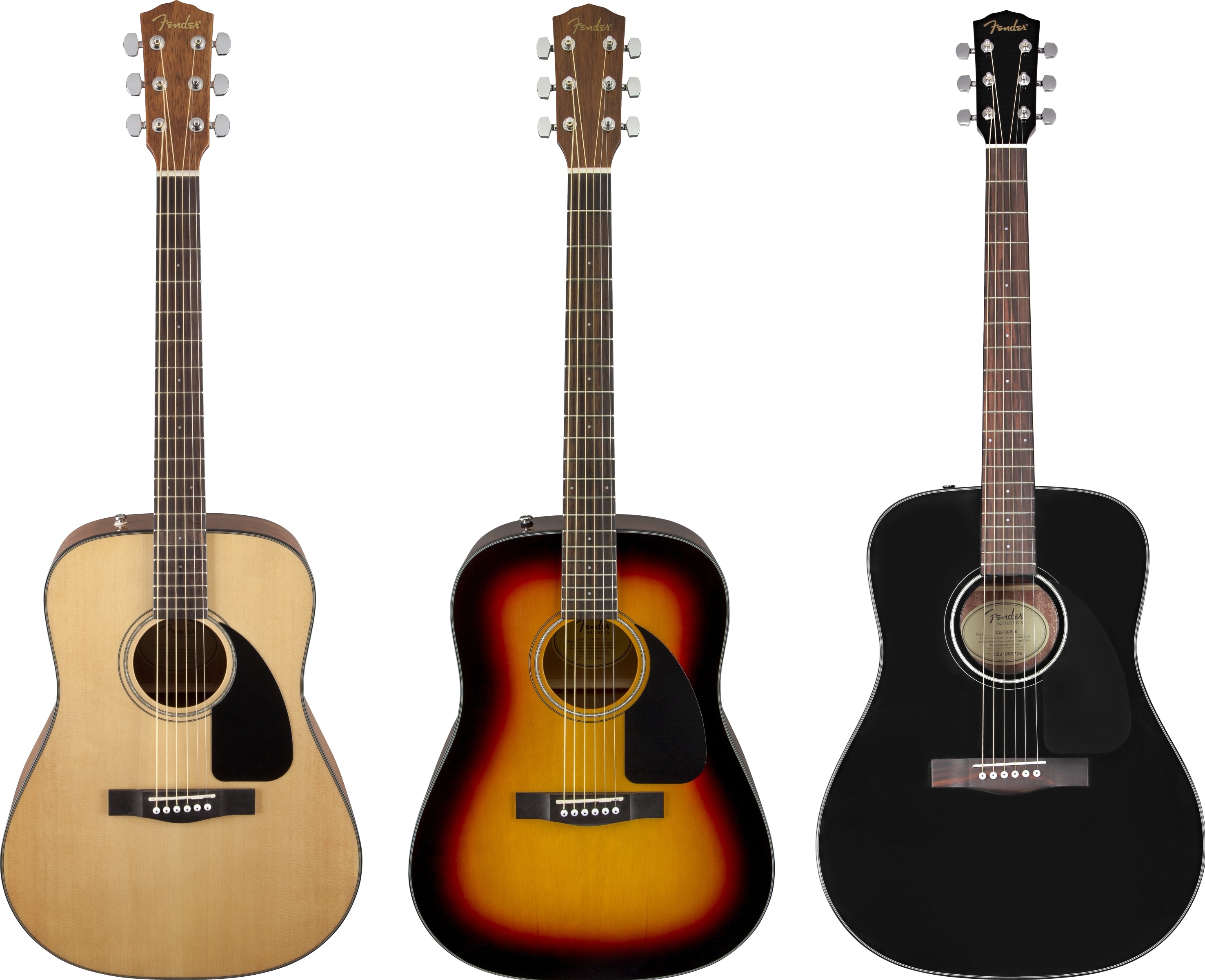 Fender CD-60 colors available
