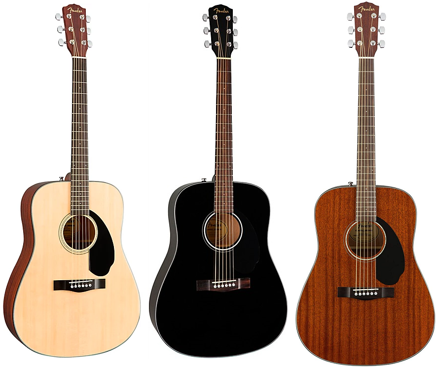 Fender CD-60S colors available