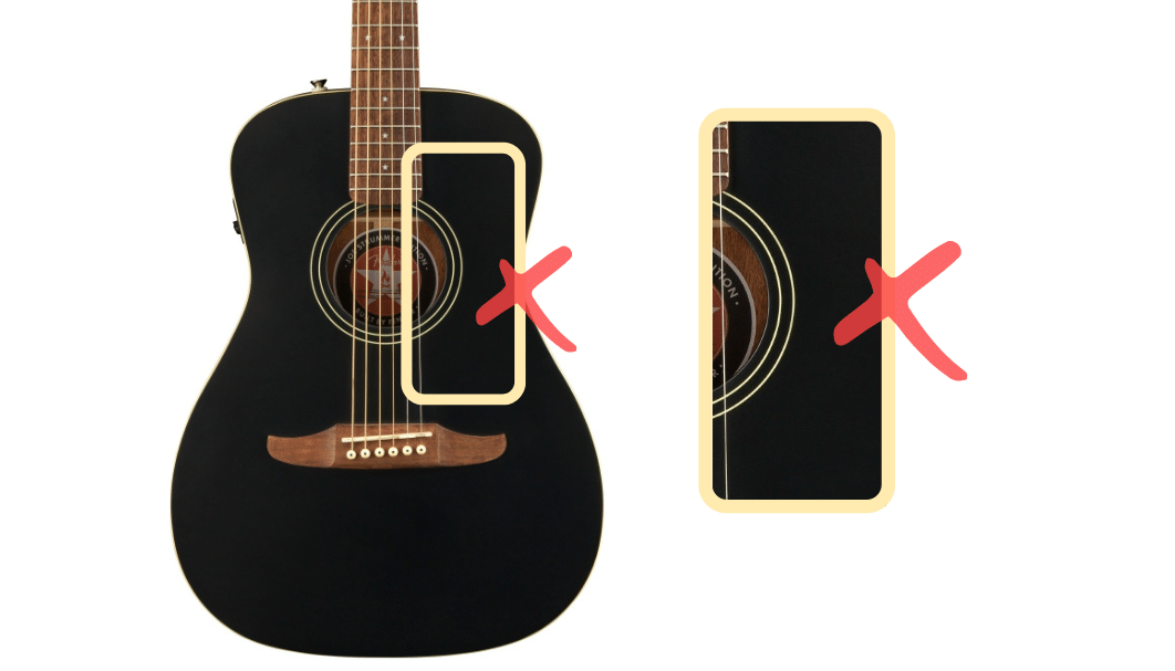 Fender Joe Strummer Campfire Acoustic pickguard color and design