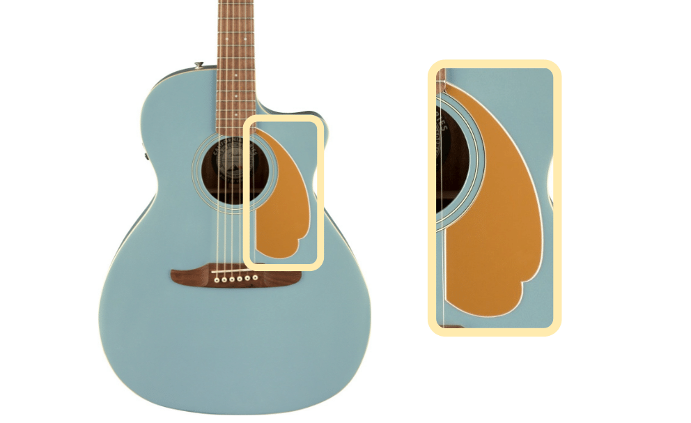 Fender Newporter Player pickguard color and design
