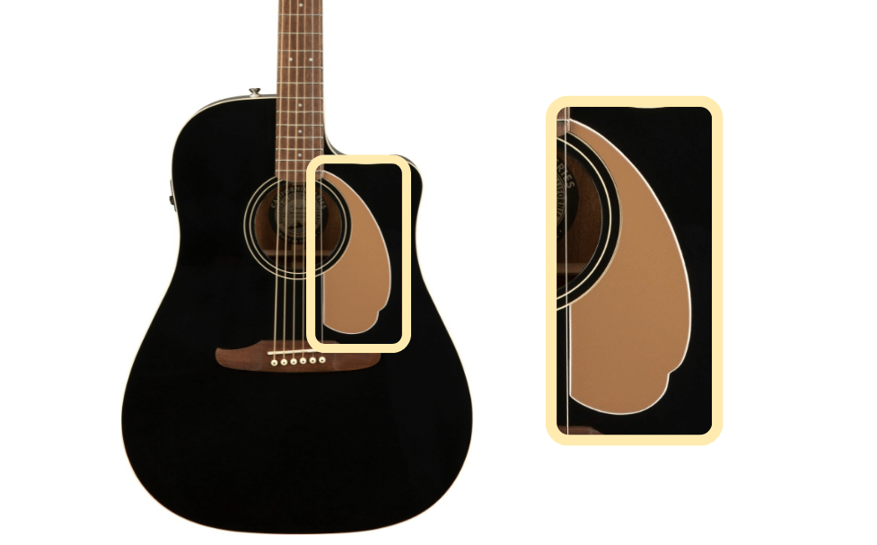 Fender Redondo Player pickguard color and design
