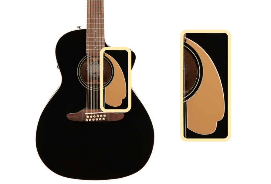 Fender Villager 12-String pickguard color and design