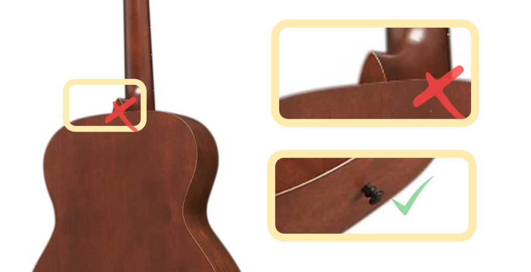Martin 000-15M strap buttons position and design