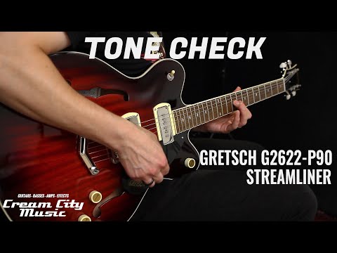 TONE CHECK: Gretsch G2622-P90 Streamliner Electric Guitar Demo | No Talking