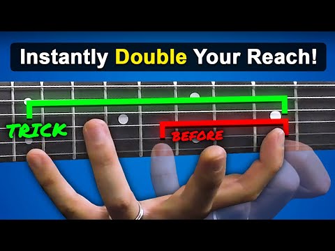 Reach MORE Frets Instantly Using this SIMPLE Trick (any hand size)