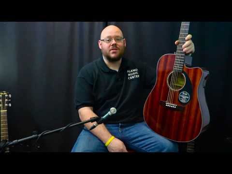 Fender CD-60SCE Demo &amp; Review