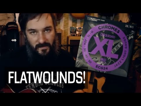 D&#039;Addario Chromes Jazz Light 11-50 Flatwounds Guitar String Review