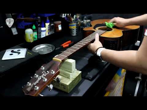 Guitar Setup and Service DIY - Takamine GN30CE Acoustic Electric Guitar | Edwin-E