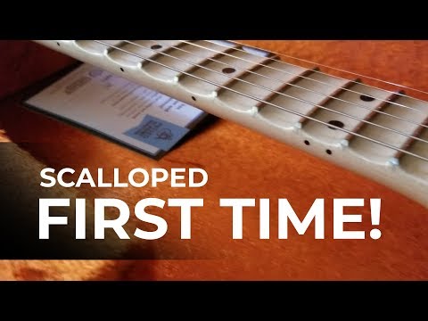 Playing a SCALLOPED Neck for the FIRST TIME! Yngwie&#039;s Fender Stratocaster (2018)