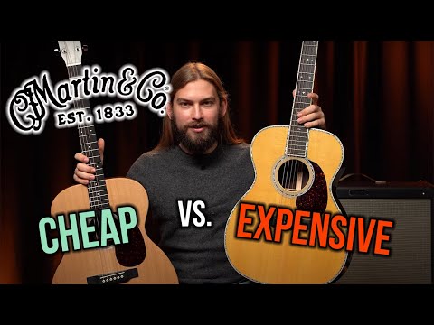 Expensive vs. Cheap Martin Acoustic Guitars | 000-X1 vs. 000-42