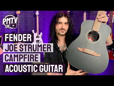 Fender Joe Strummer Campfire Acoustic - The Clash&#039;s Fiery Front Mans Soft Side! - Review &amp; Demo