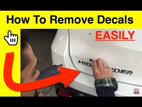 How To Easily Remove Decals Using a Hair Dryer