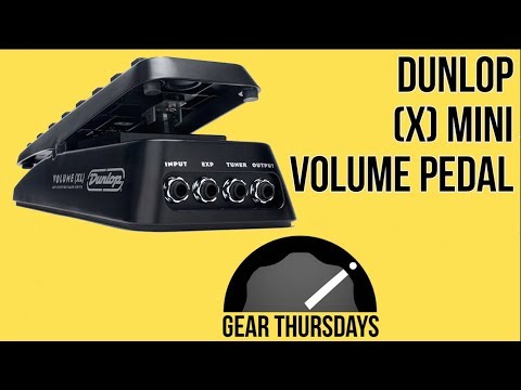 Volume Pedals - Dunlop Mini X Volume Pedal - Gear Demo
