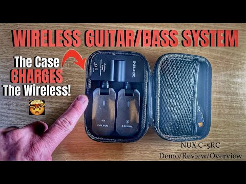 Nux C-5RC Wireless Guitar System - Wireless that CHARGES IN THE CASE!