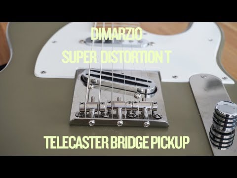 Dimarzio DP318 Super Distortion T for Telecaster Bridge Pickup Demo (no talking)