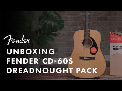 Unboxing The Fender Acoustic Guitar Starter Pack | Fender