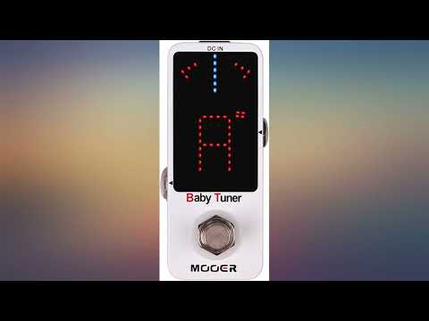 MOOER Baby Tuner Guitar Tuner Pedal Mute Function Micro Tuner Tuning Pedal for revieww