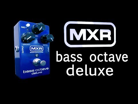 MXR M288 Bass Octave Deluxe Demo