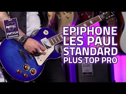 Epiphone Les Paul Standard Plustop Pro in Trans Blue Review