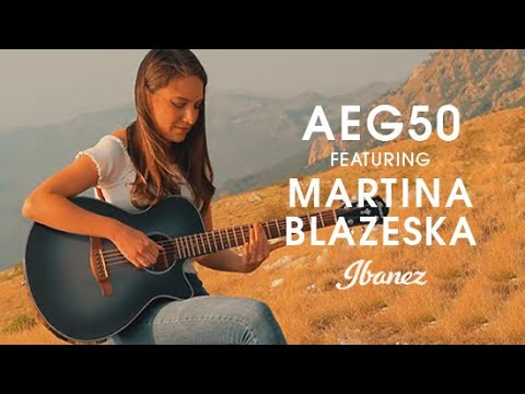 Ibanez AEG50 Acoustic Guitar featuring Martina Blazeska