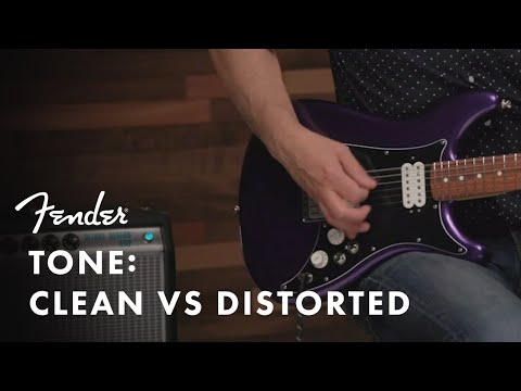 Clean vs Distorted Tone | Fender