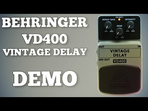 Behringer VD400 Vintage Delay Demo