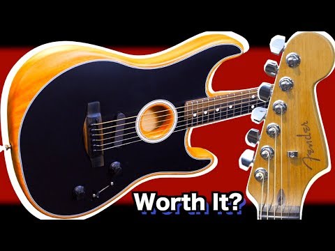 Is It REALLY Worth Buying One of These? | 2020 Fender Acoustasonic Stratocaster | Review + Demo