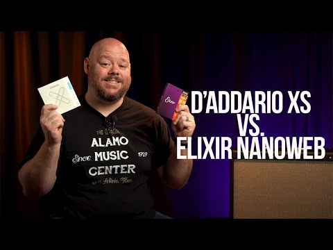 Coated Acoustic Guitar Strings: D&#039;Addario XS vs. Elixir Nanoweb