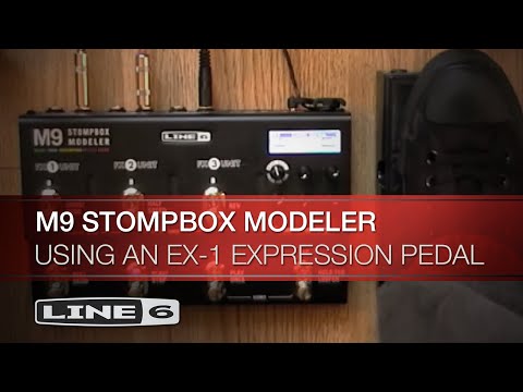 Line 6 | M9 Stompbox Modeler| Using an EX-1 expression pedal