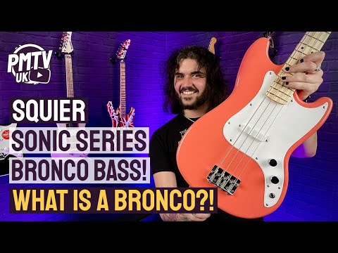 Squier Sonic Series Bronco Bass! - An Affordable Version Of Fender&#039;s Short Scale Classic!