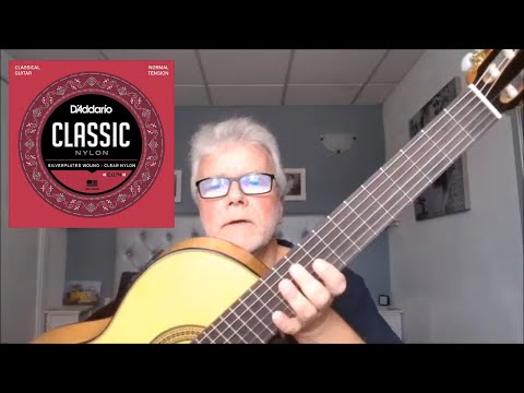D&#039;Addario EJ27N Classical Guitar Strings Review - Jose Gomez C320-580CEQ Flamenco Guitar