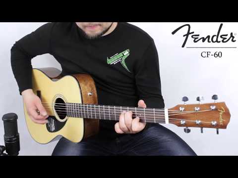 Fender CF-60 acoustic guitar :: Demo, Soundcheck