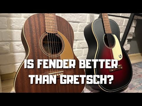 CHEAP Acoustic Guitars - Fender Sonoran Mini vs Gretsch Jim Dandy
