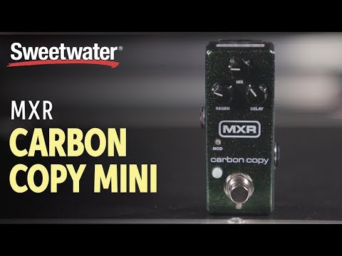 MXR Carbon Copy Mini Delay Pedal Demo with Bryan Kehoe