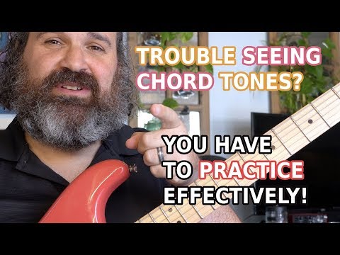 Seeing Arpeggios / Triads / Chord Tones : Practice For Better Guitar Solos