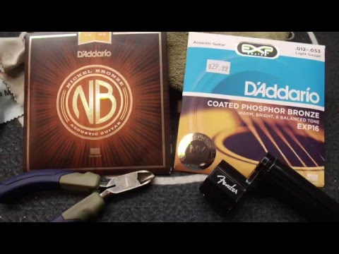 D&#039;addario Nickel Bronze Acoustic Guitar Strings Review