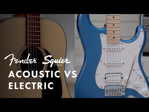 Acoustic vs Electric Guitars | Which Guitar Is Right For Beginners? | Fender