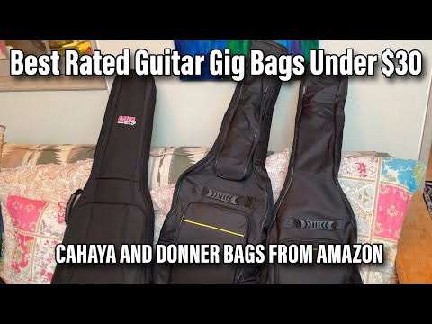 Best Economy Gig Bags (Under $30) for Electric and Acoustic Guitars