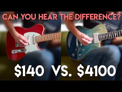 $140 Guitar Vs. $4100 Guitar (cheap vs. expensive guitar challenge!)