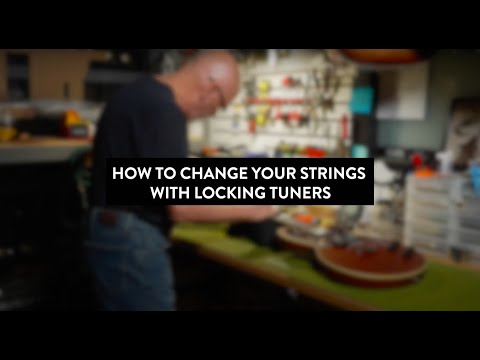 How to Change Your Strings with Locking Tuners | D&#039;Angelico Guitars