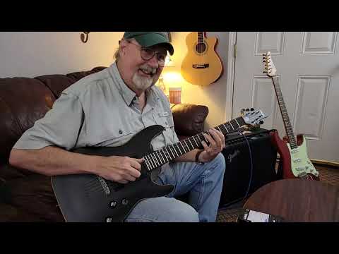 Schecter Demon 6 electric guitar and hard case unboxing and review