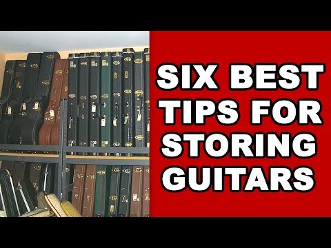 Best 6 tips to store guitars or other stringed instruments