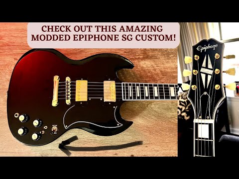 2021 Epiphone SG Custom - Amazing Guitar With A Cool Mod! Check It Out!
