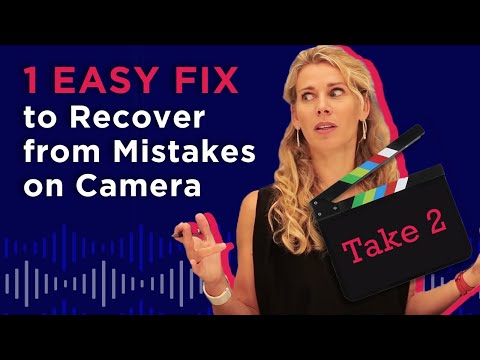 How to Recover from Mistakes on Camera (plus funny bloopers)