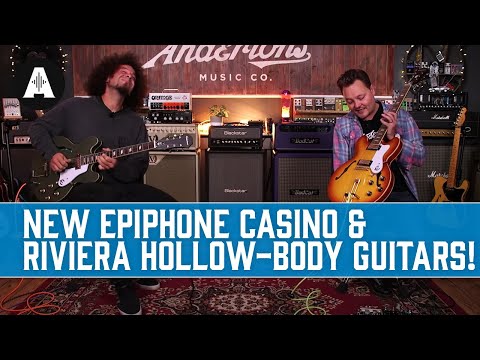 Epiphone&#039;s Classic Casino &amp; Riviera Hollow-Body Guitars have Returned!