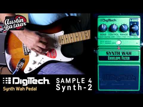 Digitech X-Series XSW SYNTH WAH Envelope Filter Pedal Demo