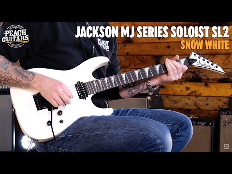 No Talking...Just Tones | Jackson MJ Series Soloist SL2 | Ebony Fingerboard Snow White