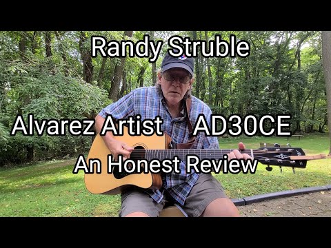 Alvarez Artist AD30CE Acoustic Guitar A Simple Honest Review #acousticmusic #openmic #alvarezguitars