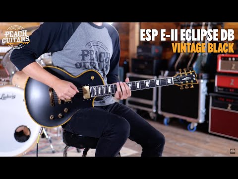 No Talking...Just Tones | ESP E-II Eclipse DB | Vintage Black