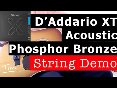 D&#039;Addario XT Phosphor Bronze Acoustic Guitar Strings Demo